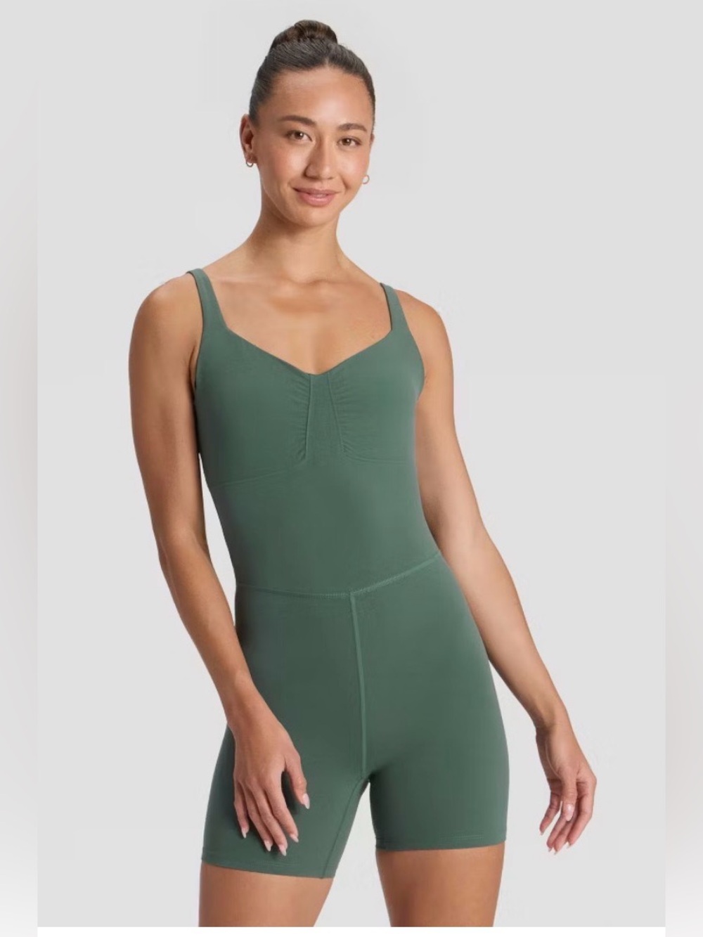 all in motion Women's Green One-Piece Active Romper